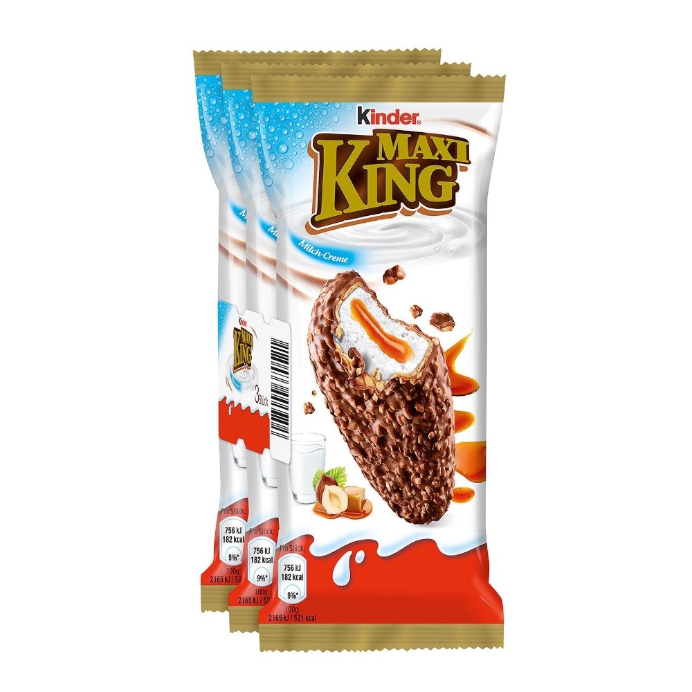Kinder Pingu, Maxi King od. Milchschnitte 105 g/120 g/140 g Angebot bei Penny