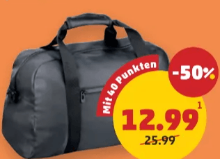 Reisetasche ca. 48 x 31 x 25 cm Angebot bei Penny