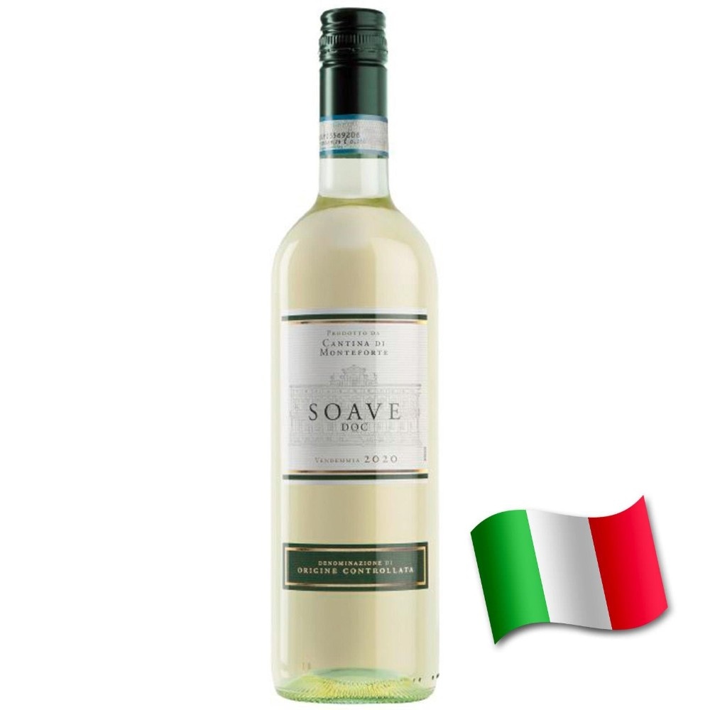 Soave DOC Cantina di Monteforte od. Ca'Vivo Chardonnay Veneto I.G.T. 0,75 l Cantina di Monteforte / Ca'Vivo Angebot bei Penny