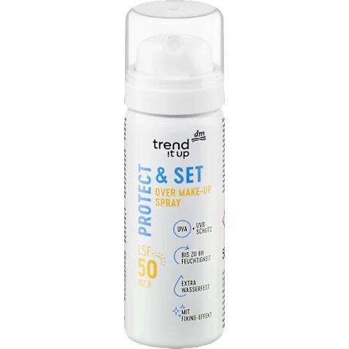 trend it up Protect & Set Over Make-up Sonnenschutzspray LSF50 50 ml Angebot bei Dm