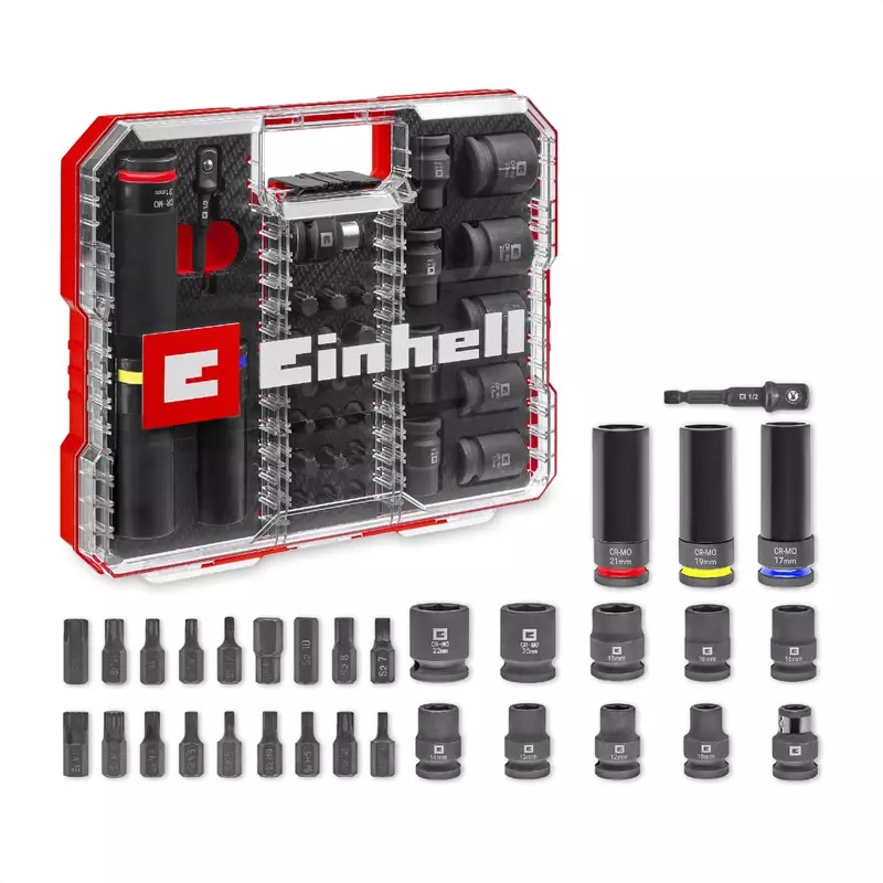 XL-CASE KFZ-Impact-Stecknuss- und Bit-Set 32-teilig Einhell Angebot bei Zgonc