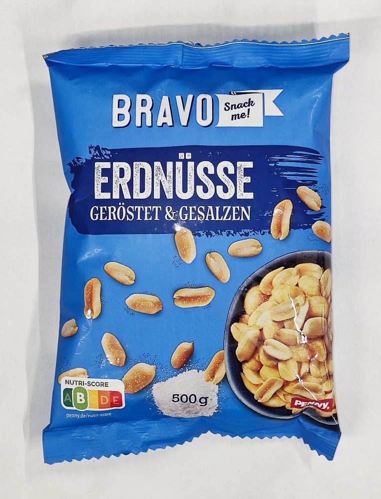 Erdnüsse 500 g BRAVO Angebot bei Penny