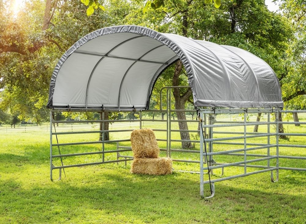 Weidezelt-Überdachung ca. 300x300x160 cm GreenYard Angebot bei Norma