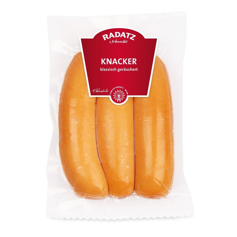 Radatz Knacker 700 g Packung Angebot bei Billa Plus