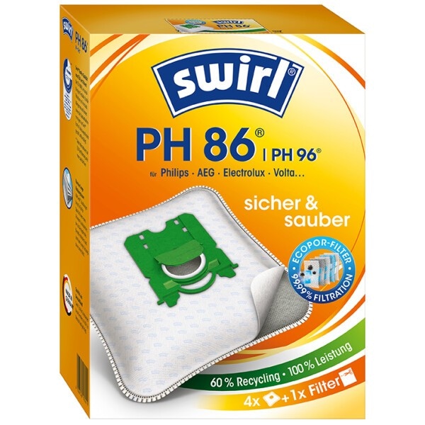 Swirl Staubsaugerbeutel PH86/PH96 4 Stk. Angebot bei Eurospar