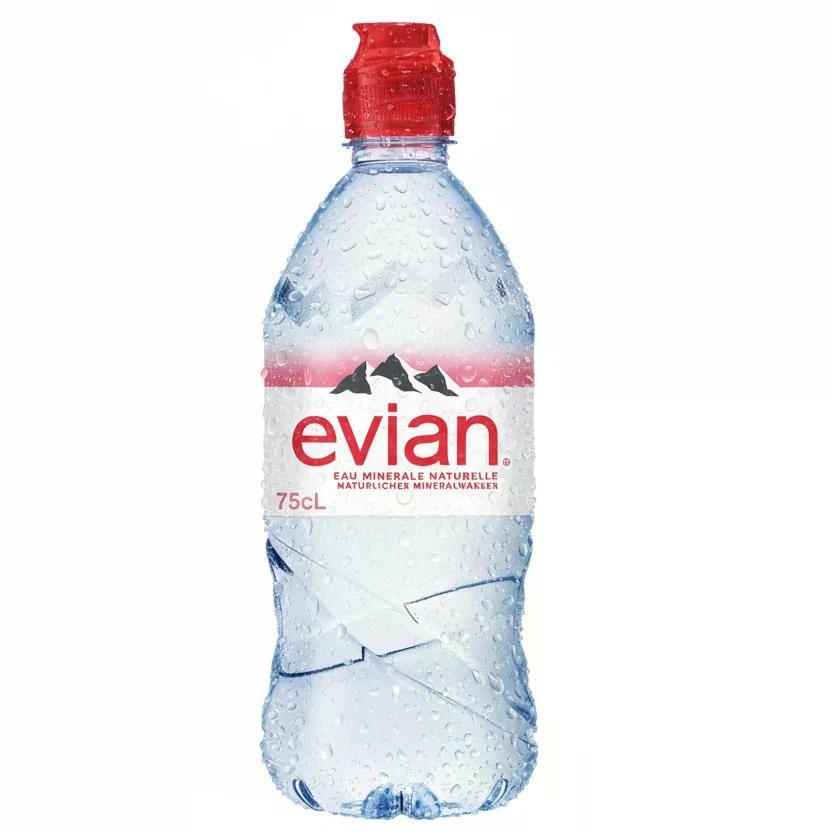 Evian Mineralwasser 0,75-Liter-Flasche Angebot bei Interspar