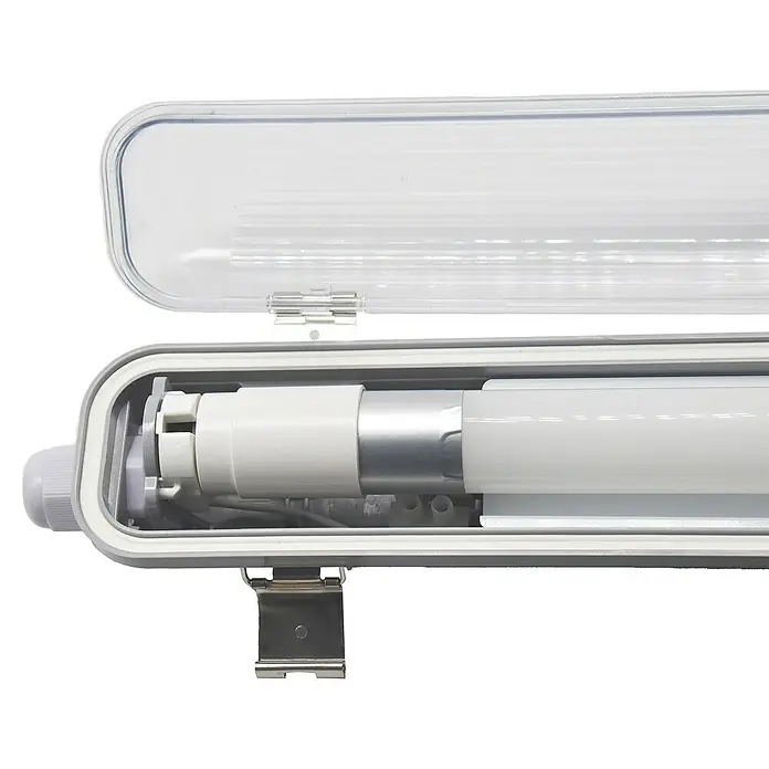 Feuchtraum-Lichtleiste mit Durchverdrahtung 128,4 cm 128,4 cm Angebot bei Bauhaus