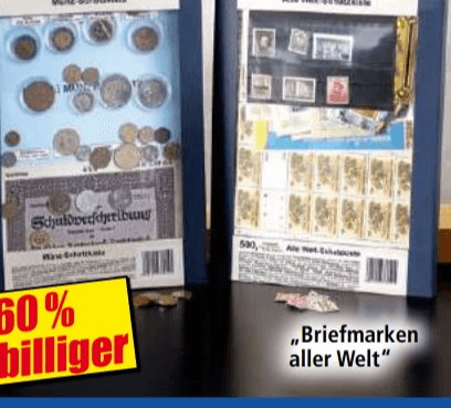 Münz- oder Briefmarken-Schatzkiste Prophild Angebot bei Norma
