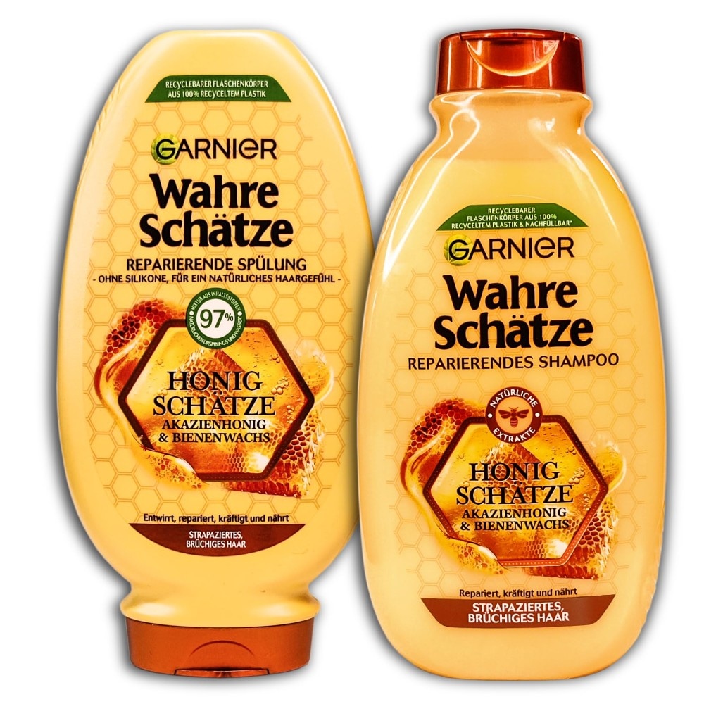Wahre Schätze Shampoo oder Spülung 250 ml (Shampoo), 200 ml (Spülung) Garnier Angebot bei Interspar