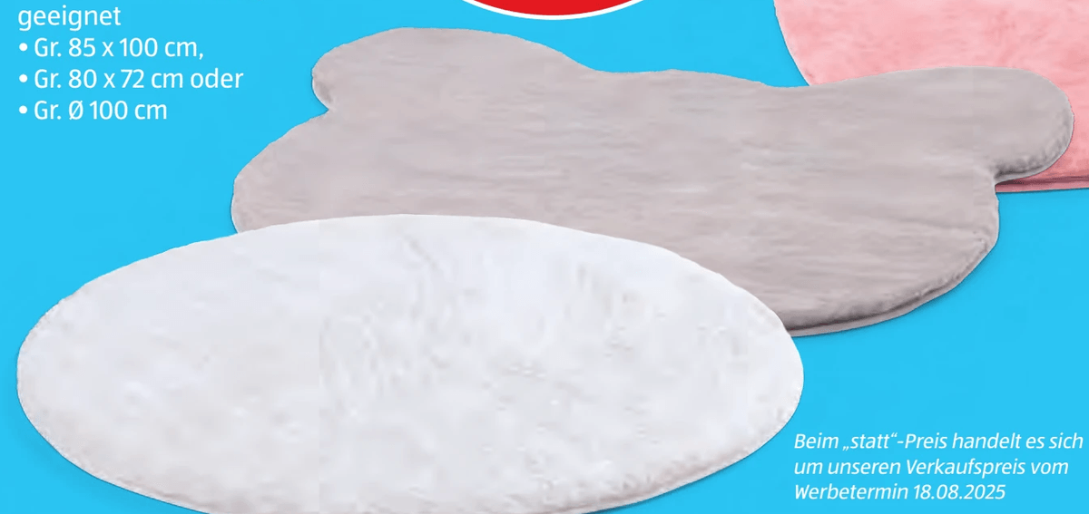 Kuscheliger Teppich HOME CREATION Angebot bei Hofer