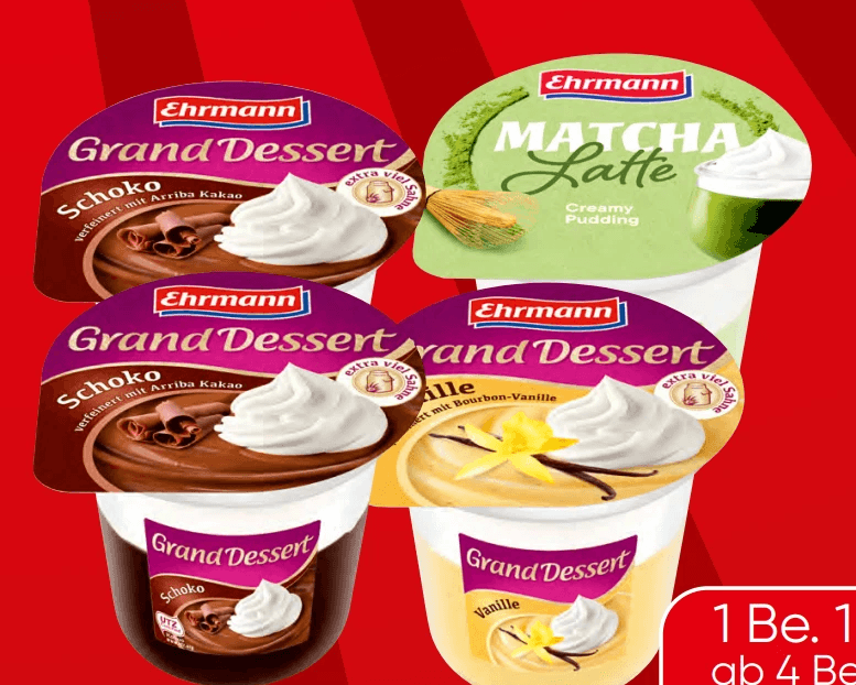 Grand Dessert oder Matcha Latte Pudding 190 g Angebot bei Spar