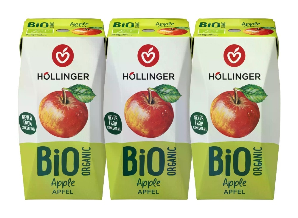 Höllinger Bio Apfel naturtrüb mit stillem Wasser 3 x 200 ml Angebot bei Adeg