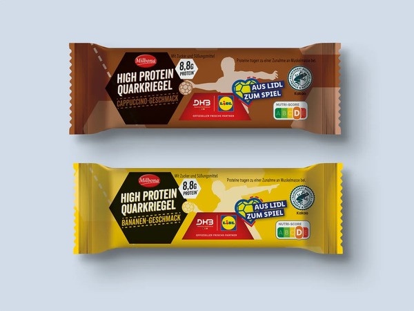 Milbona High Protein Topfen Riegel 40 g Angebot bei Lidl