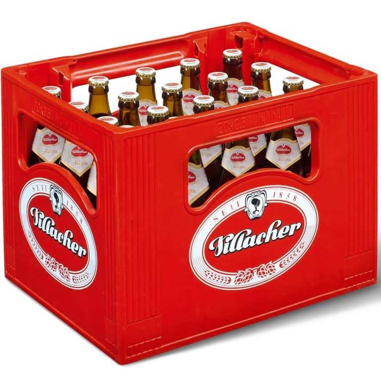Villacher Märzen 0,5 Liter, auch im 6er-Träger, 1 Kiste = 20 Flaschen Angebot bei Billa Plus
