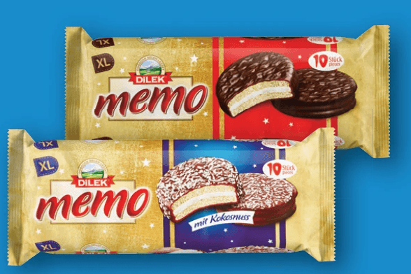 Memo Doppelkeks 300 g DILEK Angebot bei Lidl