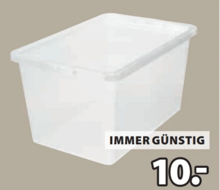 Aufbewahrungsbox BASIC BOX B40 x H31 x L60 cm Angebot bei Jysk