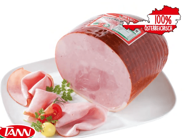 Burgunderschinken oder Krustenschinken per 100 g TANN Angebot bei Spar