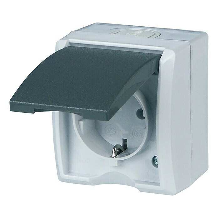Aufputz-Schalterserie AQUA FORM Steckdose 1-fach Berker Angebot bei Bauhaus