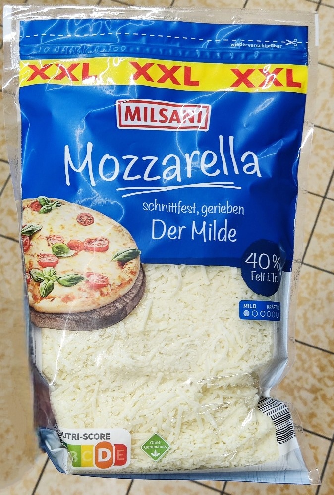 Milsani XXL Mozzarella gerieben 500 g Angebot bei Hofer