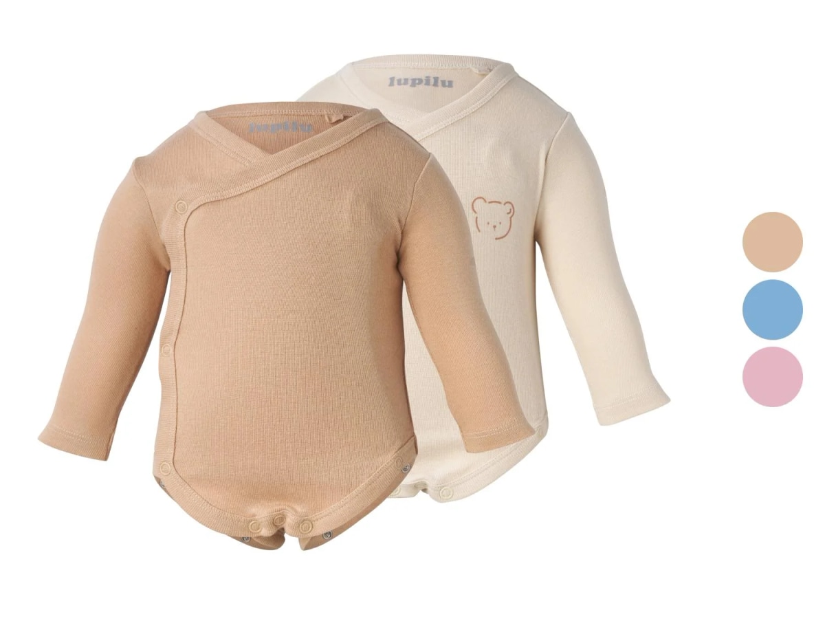 LUPILU Baby Wickelbody 2 Stück Angebot bei Lidl