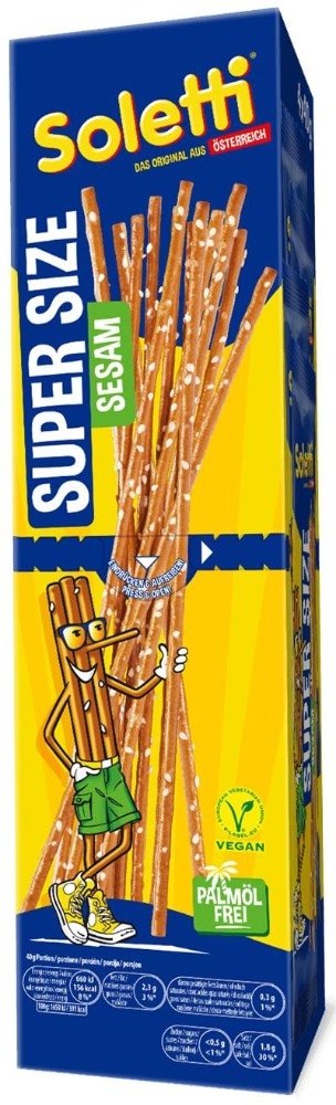 Soletti Super Size Salz od. Sesam 160 g Angebot bei Adeg