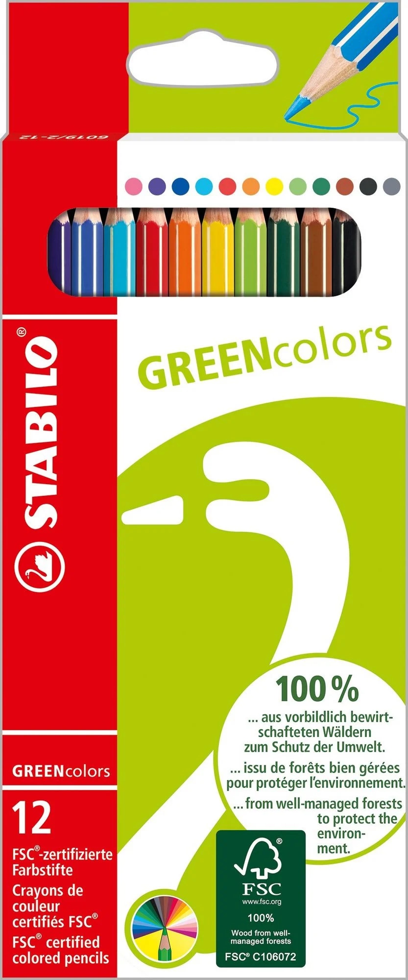 STABILO GREENcolors 12 Buntstifte Angebot bei Müller