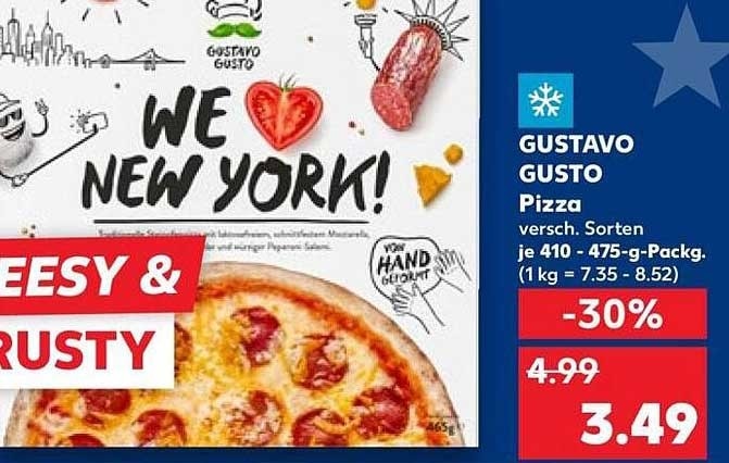 Gustavo Gusto Pizza 410 g–475 g Angebot bei Billa Plus