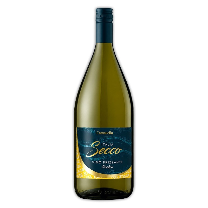 Italia Secco Vino Frizzante 1,5 Liter Camasella Angebot bei Norma