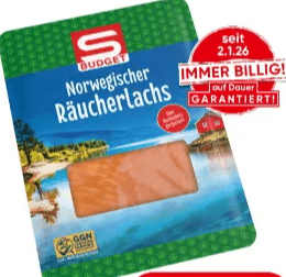 Räucherlachs 200 g S-Budget Angebot bei Eurospar