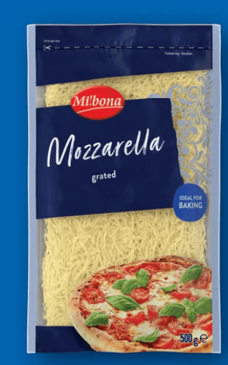 Mozzarella gerieben 500 g Milbona Angebot bei Lidl