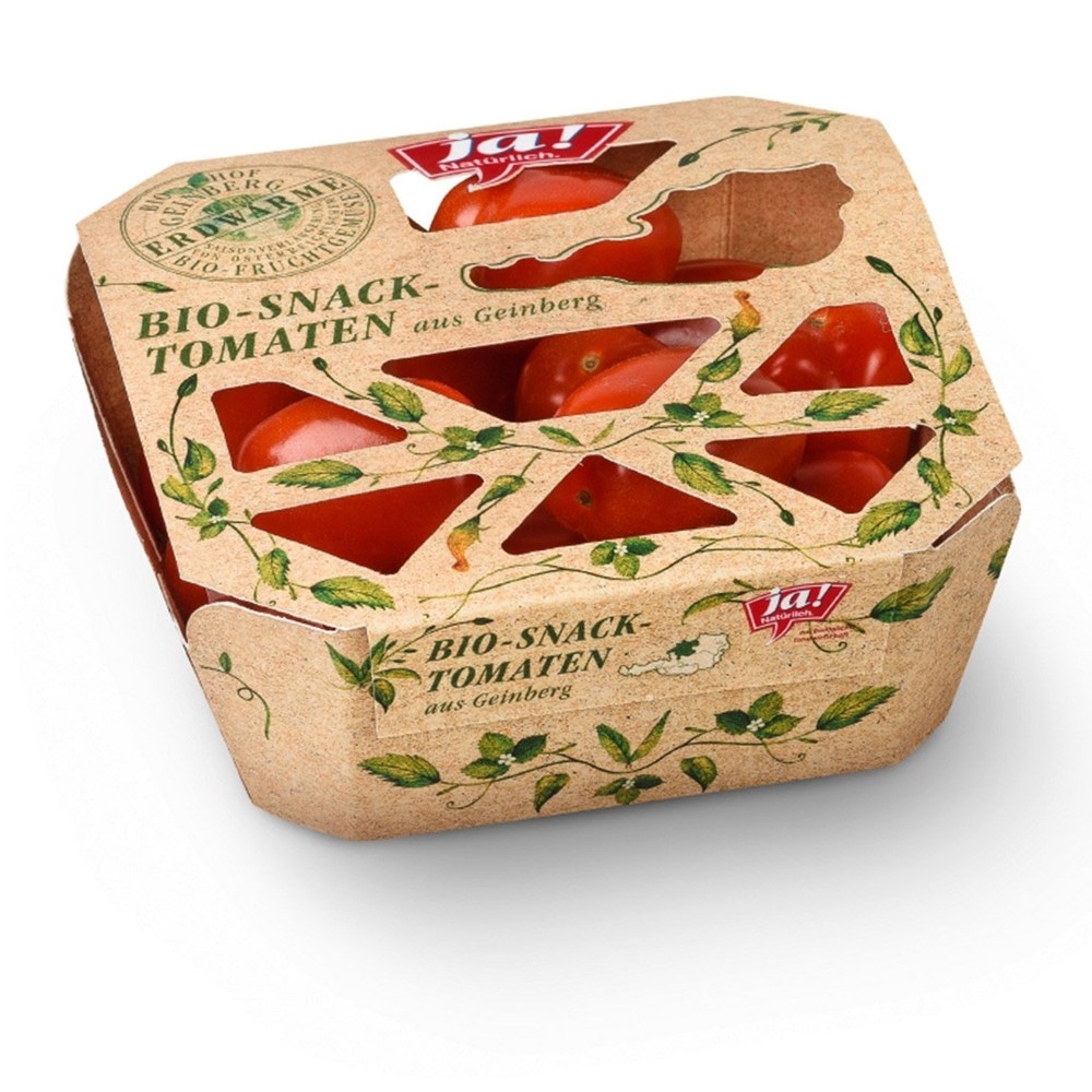 Ja! Natürlich Bio-Snack-Tomaten 250 g Becher Angebot bei Billa