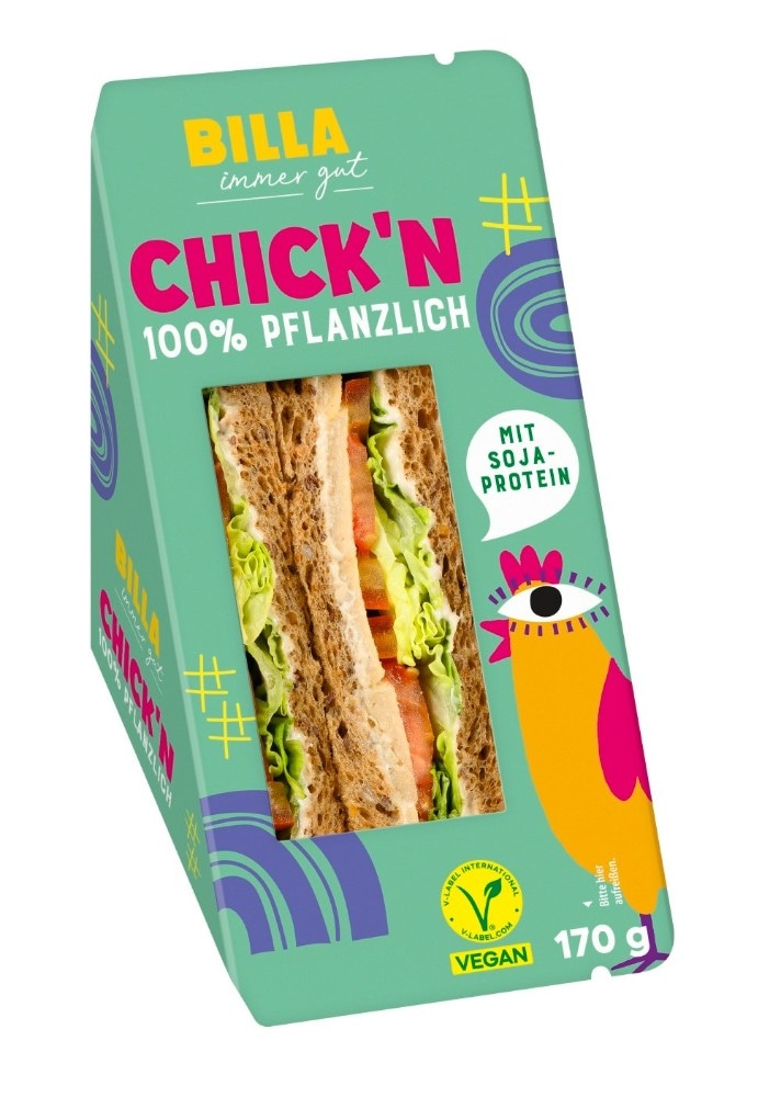 Chick'n Sandwich 170 g BILLA immer gut Angebot bei Billa