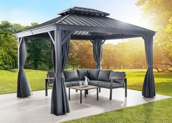 Garten-Pavillon Prato ca. 300x365x292 cm Angebot bei Norma