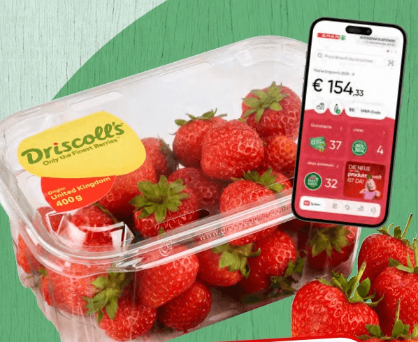 Saftig, süße Driscolls Erdbeeren 400-g-Tasse Angebot bei Spar