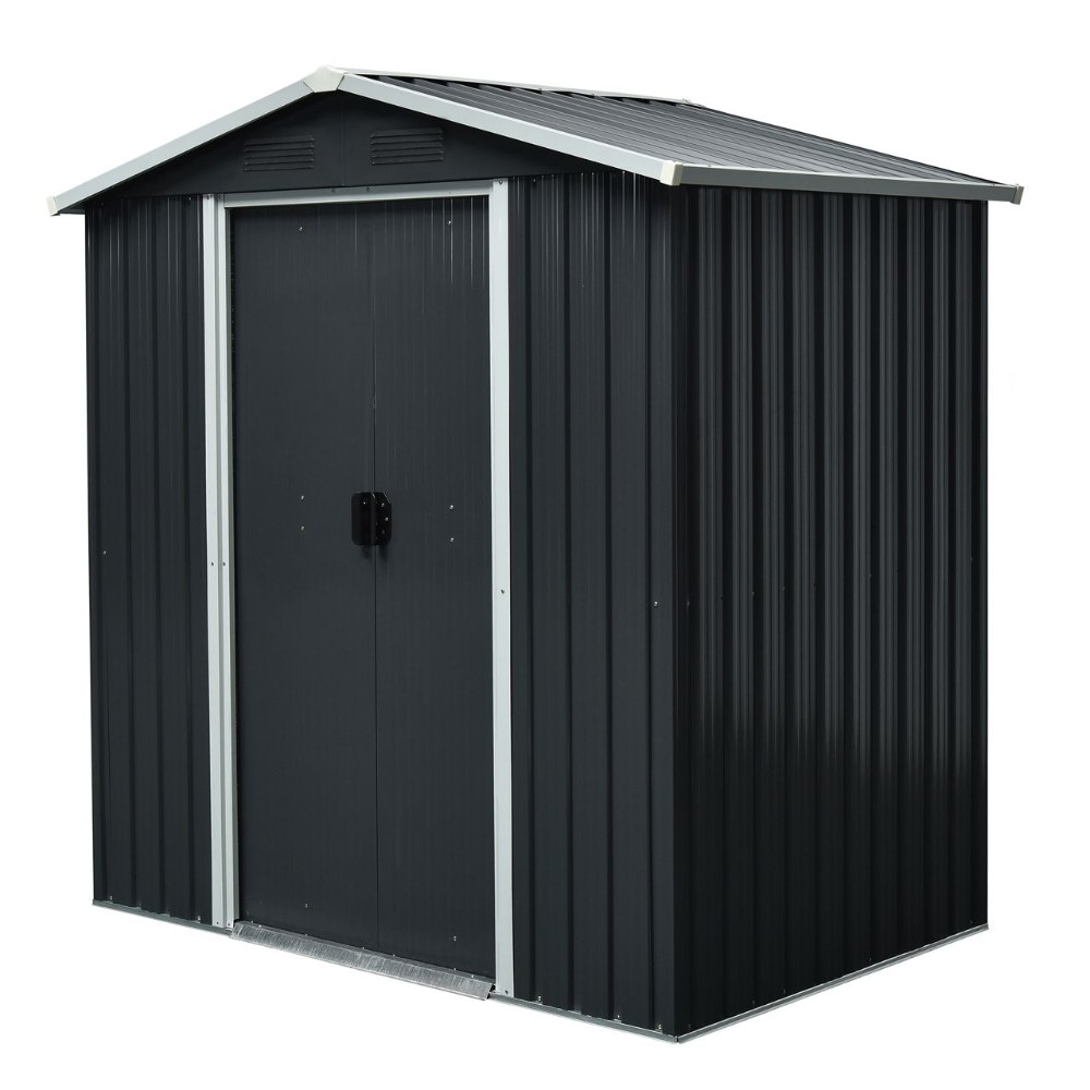 GreenYard Metallgerätehaus SAN MARINO ca. 131x194x184 cm Angebot bei Norma