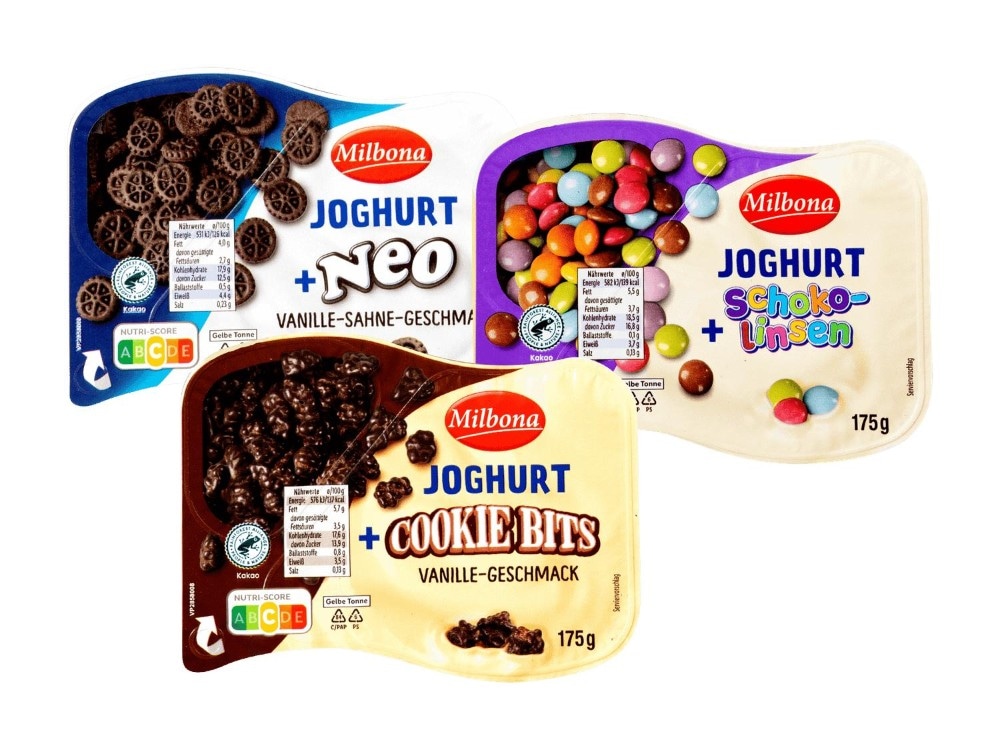 Milbona 2 Kammer Joghurt 175 g Angebot bei Lidl