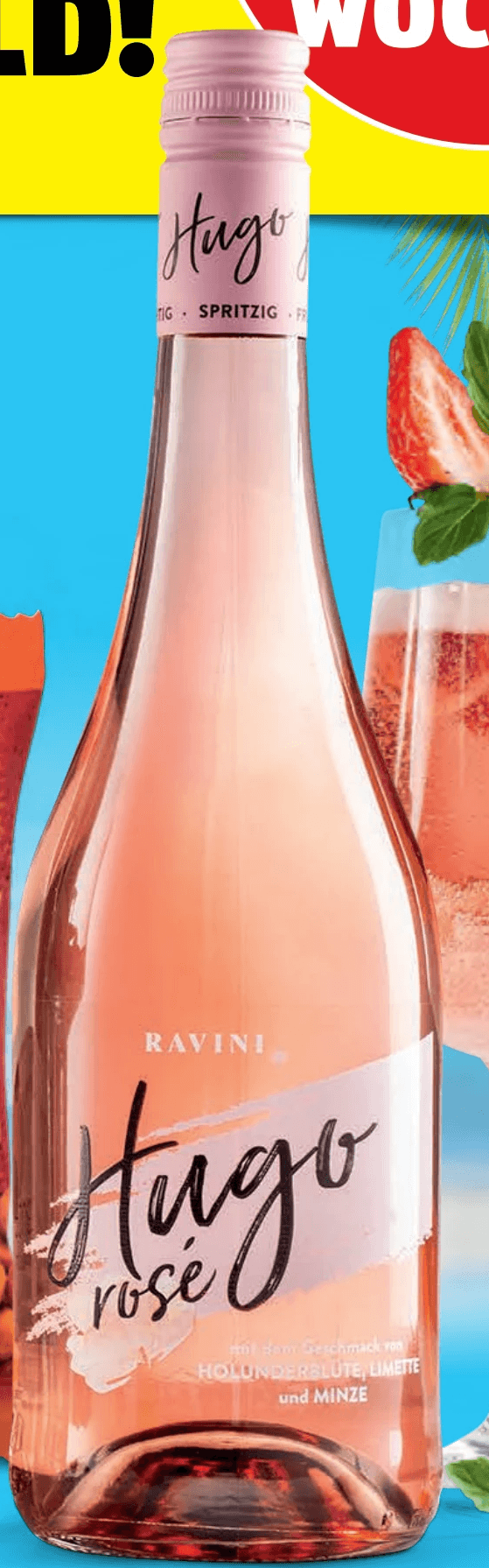 Ravini Hugo Rose 0,75 l Angebot bei Hofer