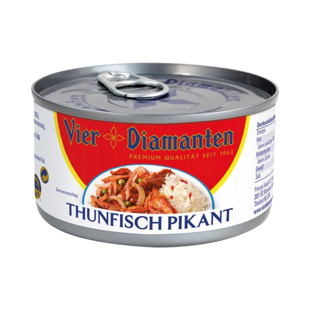 Vier Diamanten Thunfisch 185 g Angebot bei Adeg