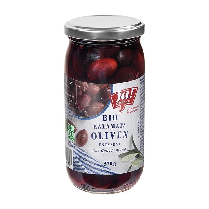 Bio-Kalamata-Oliven (oder Oliven-Mix) 370 g Glas Ja! Natürlich Angebot bei Billa