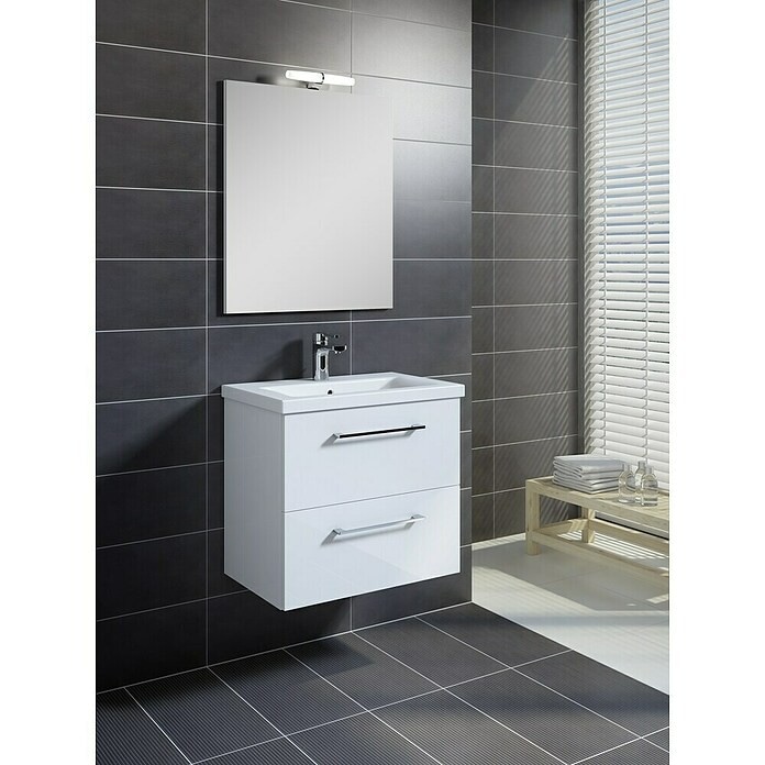 Waschplatz COMPACT Hochglanz 56,7 x 61,7 x 38,6 cm Riva Angebot bei Bauhaus