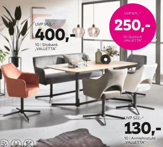 Sitzbank Valletta Angebot bei Mömax