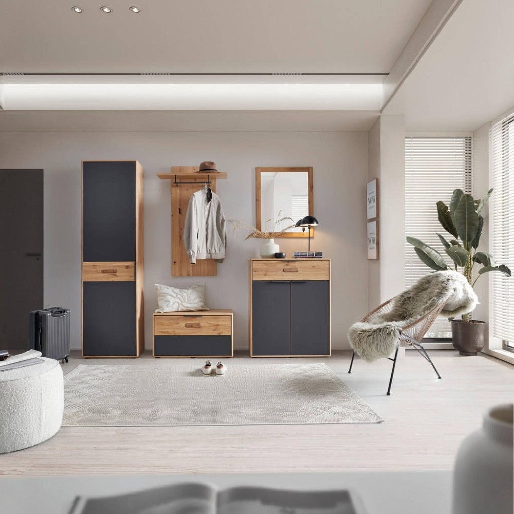 Spiegel Linea Natura Eiche Bianco massiv Angebot bei XXXLutz