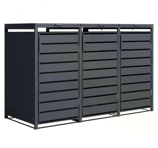 Metall Mülltonnenbox 2 Tonnen Angebot bei Bauhaus