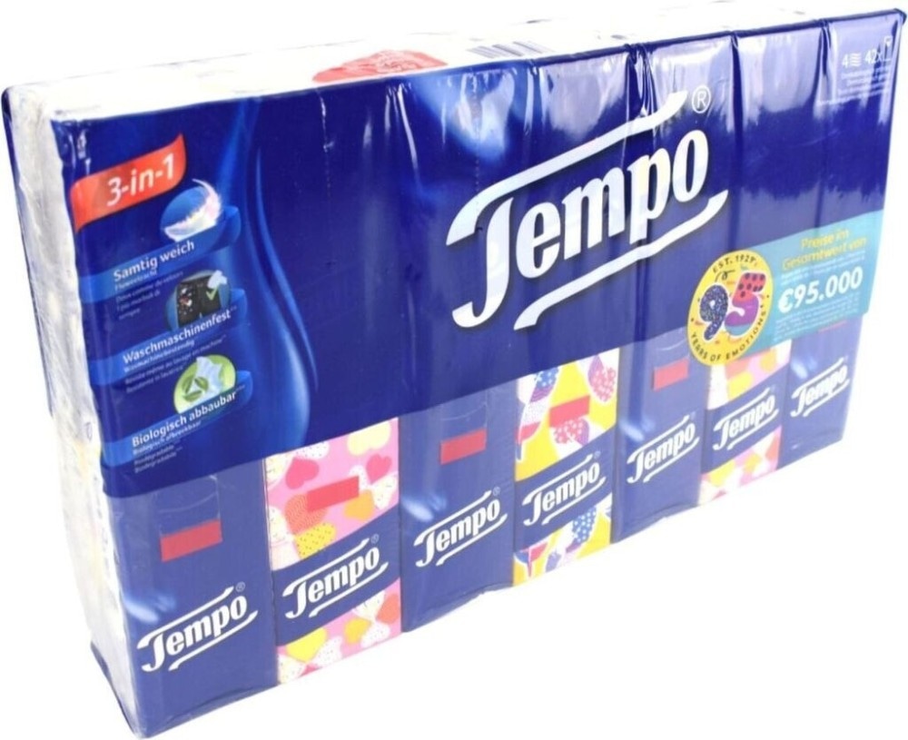 Tempo Taschentücher 42x 10 Stück, 36x 9 Stück oder Triobox Angebot bei Maximarkt