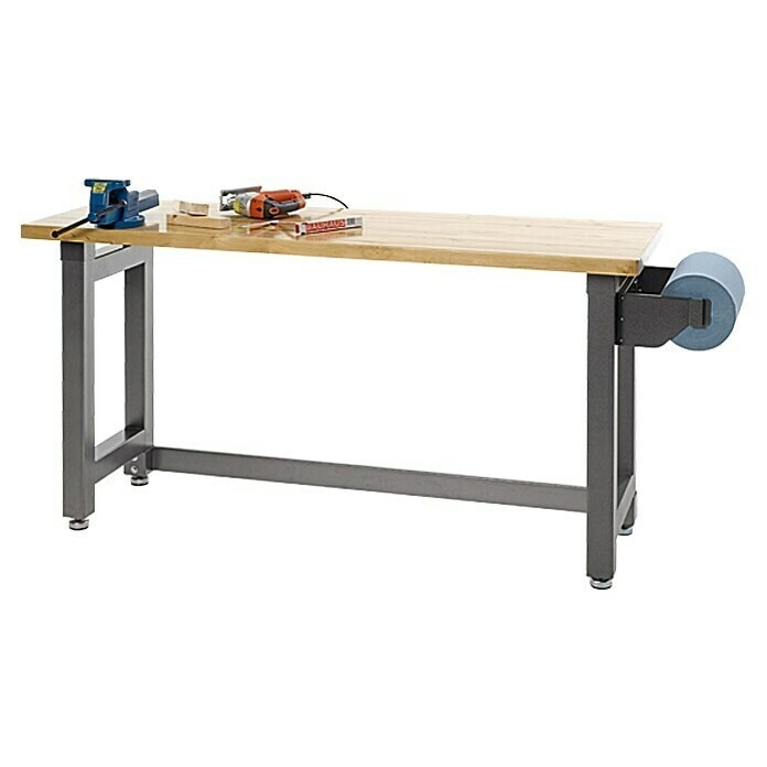 Werkbank mit Papierrollenhalter Angebot bei Bauhaus
