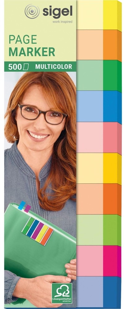 Haftmarker Multicolor 500 Blatt Sigel Angebot bei Müller