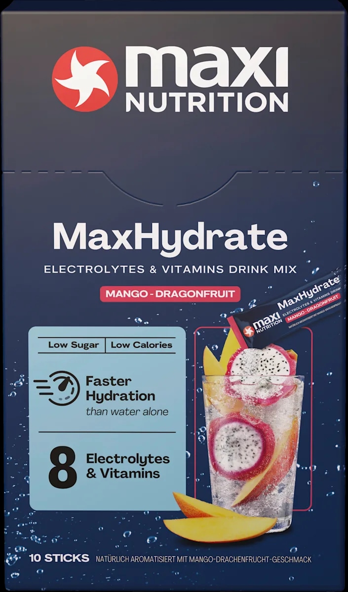 MaxHydrate Drink Mango & Drachenfrucht Sticks 10 Stk. maxi NUTRITION Angebot bei Dm