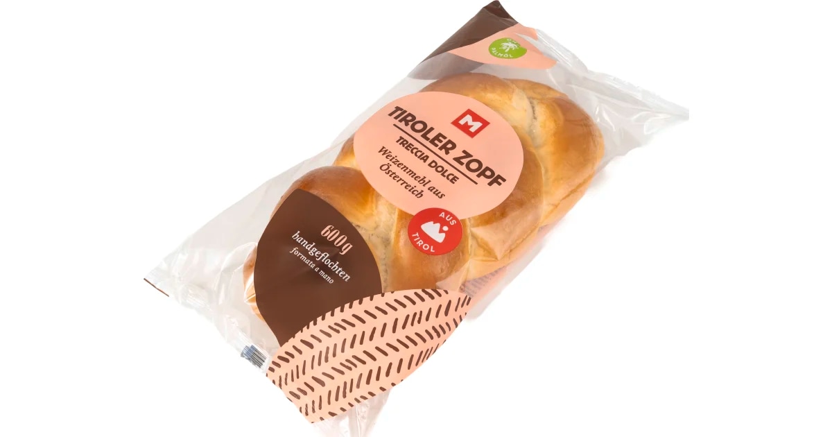 Tiroler Zopf 600 g Angebot bei MPREIS
