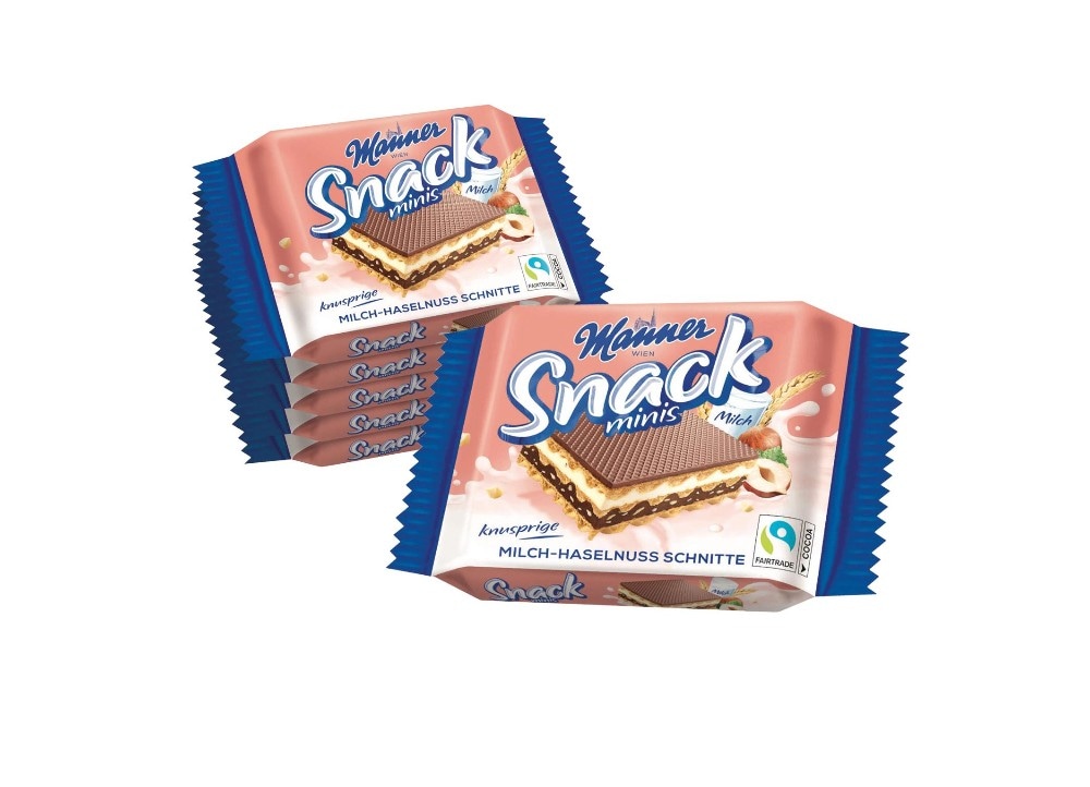 Manner Snack Minis Schoko od. Haselnuss 125 g Angebot bei Penny