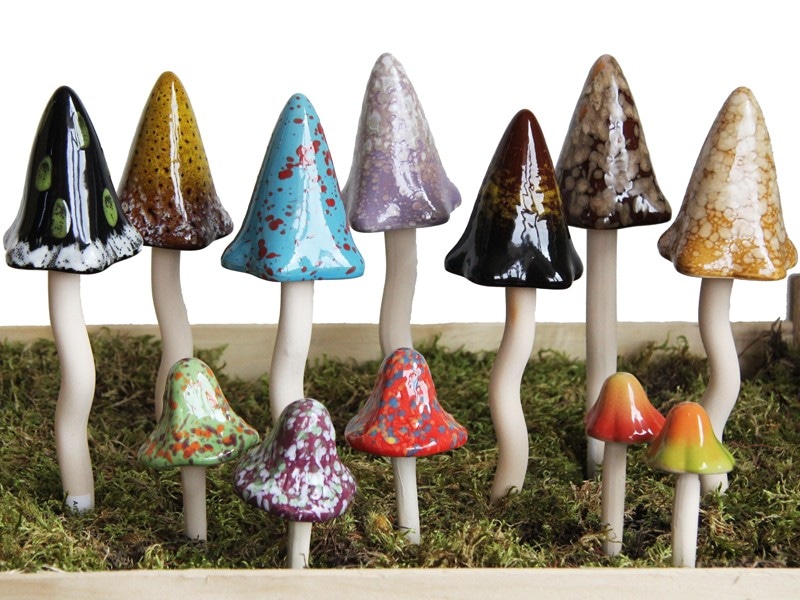 Keramik-Dekopilz ca. 13 cm GIARDESSA Angebot bei Norma